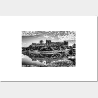 Pembroke Castle Black And White Posters and Art